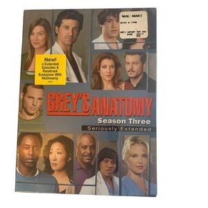 Grey’s Anatomy Season 3 DVD NWT